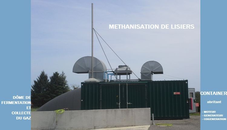 Méthanisation de lisiers